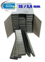 GÜDE - Agrafe 32 mm pour cloueuse - Large 5,8 mm - lot de 2500 GÜDE - Agrafe 32 mm pour cloueuse - Large 5,8 mm - lot de 2500