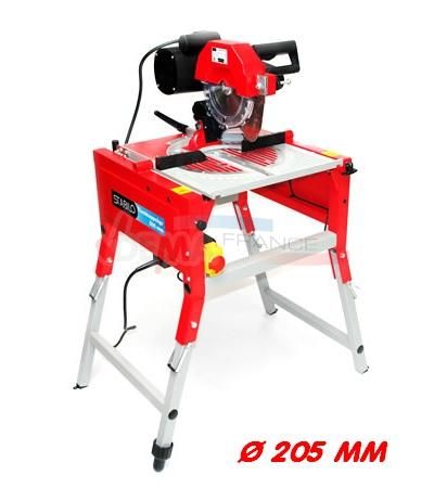 Scie radiale r&eacute;versible - scie table - &Oslash; lame 205 mm