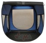 Niche de transport chien - chat - bleu - XL 810 x 584 x 584  mm