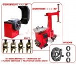Set - Equilibreuse + monteuse + plateau de centrage + accessoires