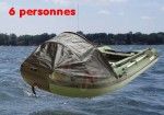 Bateau semi rigide - Cat&eacute;gorie C - 6 personnes - plancher alu