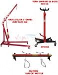 Set - Grue Atelier 2 T - Support de boite - Traverse