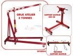 Set - Grue Atelier 2 T - Support moteur 450 kg - Traverse Set - Grue Atelier 2 T - Support moteur 450 kg - Traverse