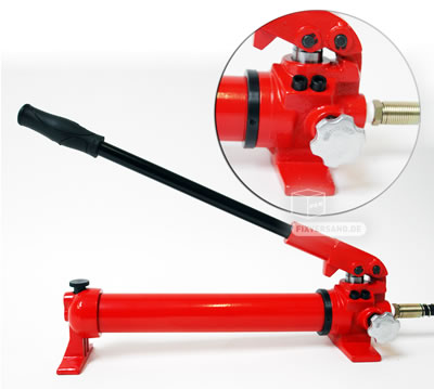 Verin hydraulique avec pompe manuelle
