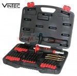 VINTEC - Jeu 28 pi&egrave;ces - Burin - chasse goupille universel SW27