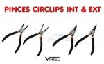 VINTEC - Lot de 4 pinces circlips int et ext