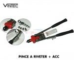 Pince à riveter professionnelle + accessoires - HZ 46 VINTEC Pince à riveter professionnelle + accessoires - HZ 46 VINTEC