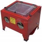 Cabine de sablage 90 L + Compresseur bi-cylindre 230 V