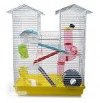 Belle cage &agrave; hamster &eacute;quip&eacute;e - 470 x 300 x 630 mm