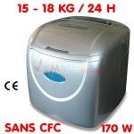 Machine à glaçons - 15 à 18 kg/24 H - 170 W Machine à glaçons - 15 à 18 kg/24 H - 170 W