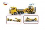 BRUDER - Camion + chargeuse pelleteuse JCB4CX