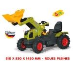 ROLLY TOYS - Tracteur à pédale - avec pelleteuse - roues pleines ROLLY TOYS - Tracteur à pédale - avec pelleteuse - roues pleines