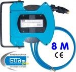 G&Uuml;DE - Enrouleur de tuyau pneumatique automatique - 8 m
