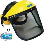 Casque de protection visage audition travaux bruyants et poussiereux Casque de protection visage audition travaux bruyants et poussiereux