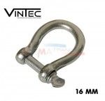 VINTEC - 2 manilles lyre 16 mm - daN 800