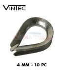 VINTEC - Oeuillet cable 4 mm - Lot de 10 pc VINTEC - Oeuillet cable 4 mm - Lot de 10 pc