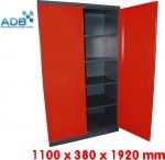 Armoire m&eacute;tallique robuste et pratique - 1100 x 380 x 1920 mm