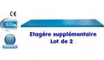 2 Etagères supplémentaires pour G40677 2 Etagères supplémentaires pour G40677
