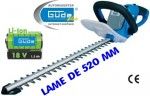 GÜDE - Taille haie à accu - Li-Ion 18 V -13 AH - Garantie 2 ans GÜDE - Taille haie à accu - Li-Ion 18 V -13 AH - Garantie 2 ans
