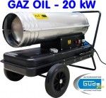 Canon de chauffage canon à air diesel - 20 kW Canon de chauffage canon à air diesel - 20 kW