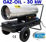 GÜDE - Canon de chauffage canon à air - 24 L diesel - 30 kW GÜDE - Canon de chauffage canon à air - 24 L diesel - 30 kW