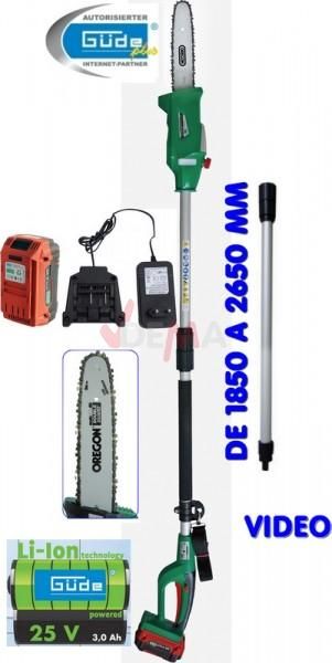 Tronçonneuse élagueuse téléscopique sans fil LI-ION 25V 1,85-3,45 m Tronçonneuse élagueuse téléscopique sans fil LI-ION 25V 1,85-3,45 m