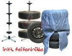 Porte 4 roues + bâche de protection - hauteur 1010 mm Porte 4 roues + bâche de protection - hauteur 1010 mm
