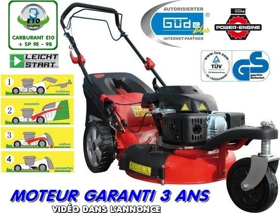 Tondeuse auto-tract&eacute;e trike essence OHV 456 mm garantie moteur 3 ans
