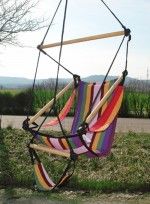 Hanging chaise / chaise hamac "Stripe" 150 kg Hanging chaise / chaise hamac "Stripe" 150 kg