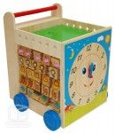 Multijeux cube en bois enfant - 5 plateformes d'éveil de jeux Multijeux cube en bois enfant - 5 plateformes d'éveil de jeux