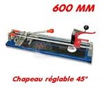 Carrelette 600 mm - Chapeau r&eacute;glable 45&deg;