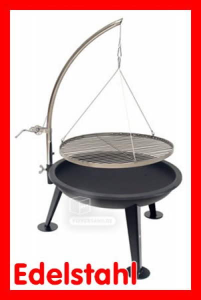 VINTEC Barbecue suspendu en acier diam 550 mm