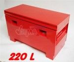 Coffre de chantier verrouillable  ACIER - 220 Litres