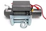 Treuil radio command&eacute; - 12 V -5,5 T - 4 KW