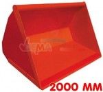 Godet frontal L1- 2000 mm - 0,75 m3