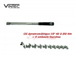 Clé dynamométrique 1/2" - 40-210 Nm - VT210 - VINTEC