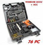Visseuse perceuse sans fil 12 V + acc