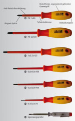 Lot de 7 tournevis + 1 testeur isolés VDE 7S - VINTEC