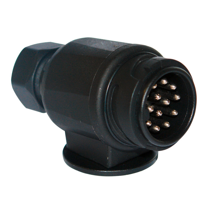 Prise mâle 13 pôles 12 V pour remorque - étanche Prise mâle 13 pôles 12 V pour remorque - étanche