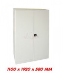 Armoire grise XXL - 1100 x 1920 x 580 mm