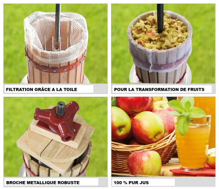 Pressoir à fruits OP 12 - presse à fruits 12 litres Pressoir à fruits OP 12 - presse à fruits 12 litres