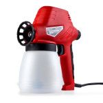 Pistolet de peinture pulv&eacute;risation r&eacute;glable 0,8 L 230 V D+G buse