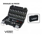 Douilles 1/4" - 46 pièces en coffret