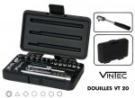 Douilles multi profil - 20 pièces en coffret