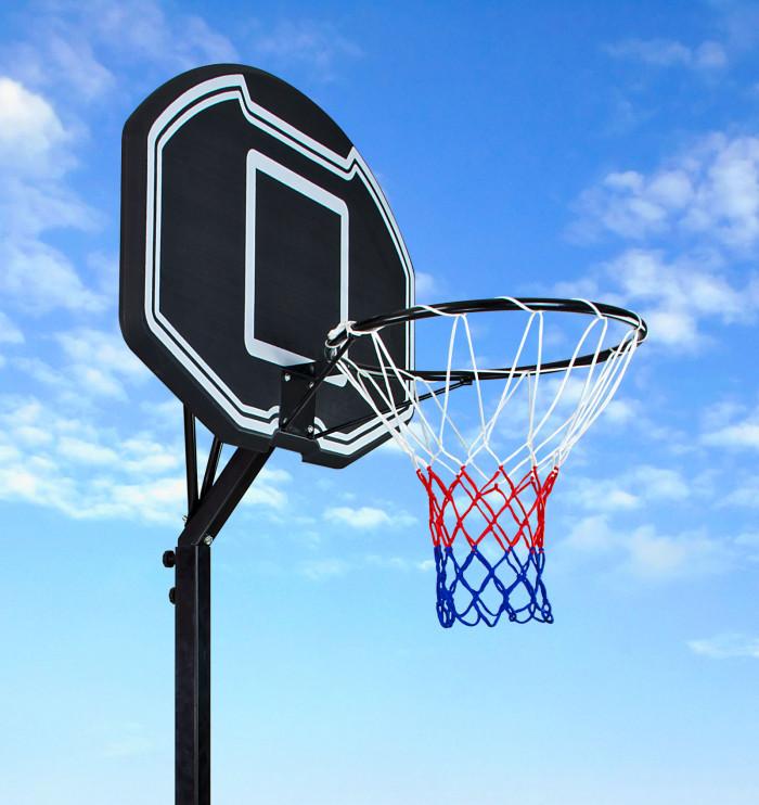 Panier de basket avec support réglable hauteur maxi 3050 mm extérieur