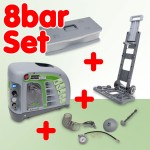 Set complet compresseur AIR JET sans réservoir 8 bar 1100 W + acc