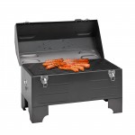 Barbecue BBQ portable charbon/bois Nashville Grill 50x26x36 cm