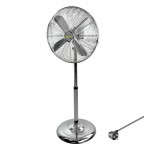 Ventilateur sur pied chromé 55 Watt