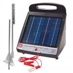 Electrificateur de clôture avec panneau solaire Mammut Solar 1100 6V