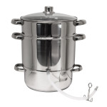 Extracteur de jus à vapeur inox 26 cm